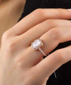 Baget Tektaş Yüzük 925 Ayar Gümüş