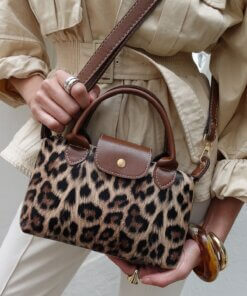 Leopar Desenli Kadın Çanta
