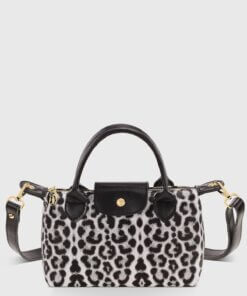 Siyah Leopar Çanta