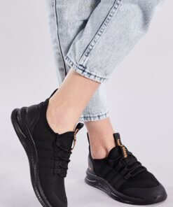 Unisex Siyah Spor Ayakkabı Tbqnt